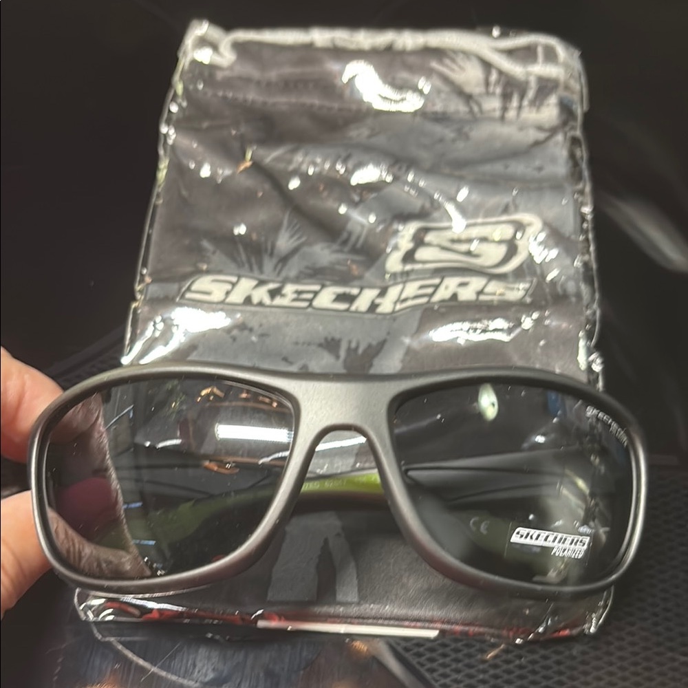 Skechers Charcoal Gray Sunglasses